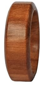 Holzring - Schmuck - Ring aus Apfelholz - Handarbeit für Damen und Herren (60 (19.1))