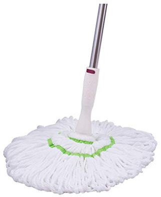 Trapeador Giratorio de Microfibra Trapeador de Piso fácil Trapeador Giratorio mágico Spining de Microfibra