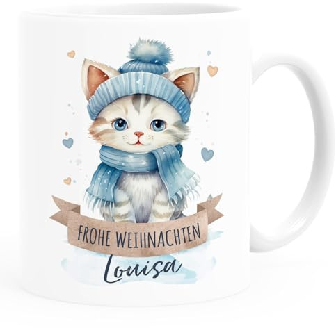 SpecialMe® Kinder-Tasse Kunststoff personalisierte Namenstasse für Kinder Jungen Mädchen Kunststoff-weiss standard