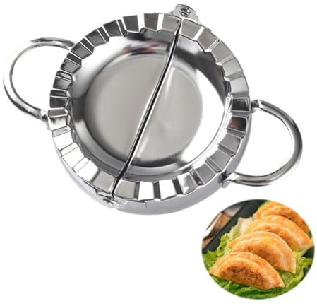 Ravioli Machine, Moule Ravioli, Moule à Boulette Acier Inoxydable, Acier Inoxydable Ravioli Maker, Moule à Dumplings, Emporte Piece Ravioli, Moule à Pierogi(9.65 * 6.22 * 1.97 In)