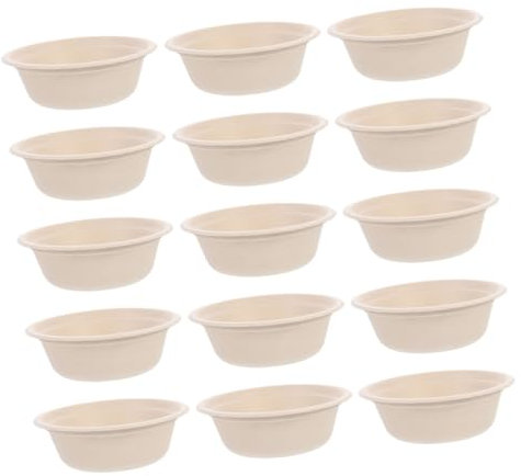 EXHUMKY 100piezas Cuencos De Desechables Cuencos De Ensalada Prácticos Para Camping De Frutas De Solución Para Eventos Al Aire y Comidas Diarias