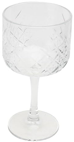 TOPPERFUN Copas De Vino Europeo Transparente y Ecológicas Para Fiestas y Regalos