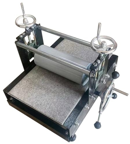 YCNLYSSR Manuelle Druckpresse, Block-Monotypie-Druck und Radierung, manuelle Presse, Druckgröße 390 x 543 mm, Druckreibmaschine für Buchdruck und Tiefdruck, Druckzubehör