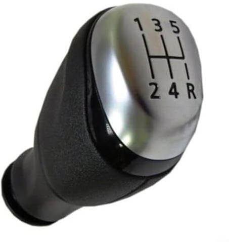 Fauhapyway Levier de vitesse 5 vitesses, Transmission manuelle, Pommeau de levier de vitesse pour Renault Clio 4 MK4 2012-2019 ABS Noir mat Pièce de rechange intérieure