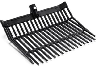 Testa di ricambio for forca for letame Testa for forca Rastrello for letame di cavallo for la raccolta del letame Testa di ricambio for forca in plastica B