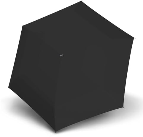 Knirps Regenschirm Mini Manual Midnight Black schwarz