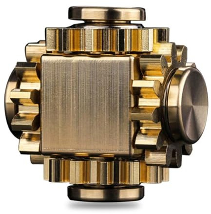 Mini Gear Metalllegierung Spinner aus Reinem Messing, Metalllegierung, Finger Fokus Spielzeug, Stressabbau Geschenk