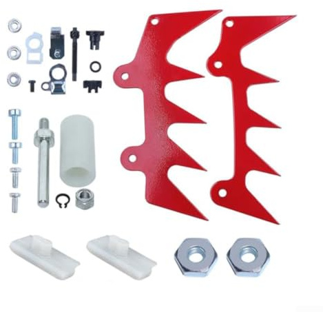 Kit de pointes de pare-chocs pour tronçonneuse MS660 MS460 MS440 066 064 – Kit d'abattage de chien de rechange avec vis, butée de chaîne, barre, écrous, goujons, outil de jardinage