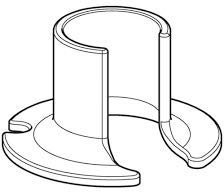 Geberit – Anello di Sifone, per sistema di scarico per WC Geberit con Acci onamiento di scarico pneumatico, 241.759.00.1)