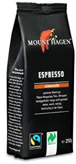 Mount Hagen Bio FT Naturland Espresso, 250g gemahlen