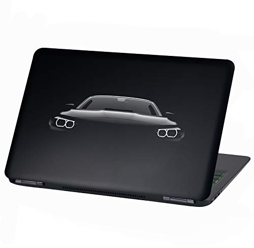 Laptop Folie Cover: Fahrzeuge Klebefolie Notebook Aufkleber Schutzhülle selbstklebend Vinyl Skin Sticker (17 Zoll, LP7 Black Car)
