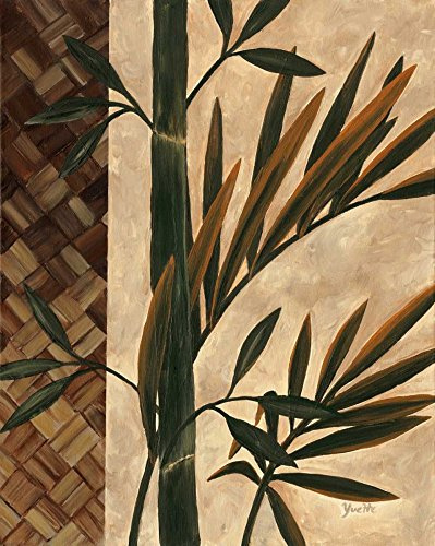 Feeling at home Lienzo-con-AMERICANO-BOX-Palm-Breeze-St.-Amant-Yvette-Tropical-Fine-Art-impresión-sobre madera-marco-Vertical-24x19_in
