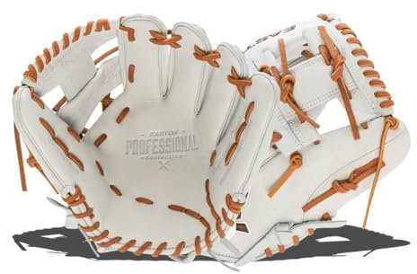 Easton Damen Professional Collection | Limited Edition Color Splash Series | 2025 | Multiple Styles Softball-Handschuh, Weiß/Hellbraun | Pro I-Web, 11.5 | Infield