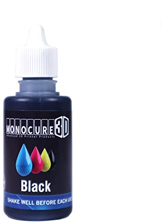 Monocure 3D 3DP-3777BK CMYK Pigment Farbe für DLP/SLA Resin, Schwarz | 30ml, 3D Drucker