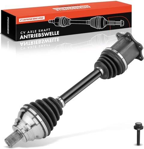 Frankberg Antriebswelle Achswelle AT ohne ABS Ring 3Q0407271AC | Kompatibel mit T.o.u.r.a.n 5T1, Q3 Sportback F3N, Superb III 3V3, P.a.s.s.a.t Variant 3G5 CB5, P.a.s.s.a.t 3G2 CB2