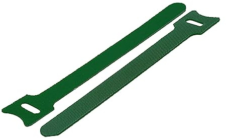 100st Kabelbinder Klett, Kabelbinder Klettverschluss, Wiederverwendbare Kabelbinder Mit Klett, Verstellbare Schnurbinder Gurt Klettbänder (150mm - Grün)