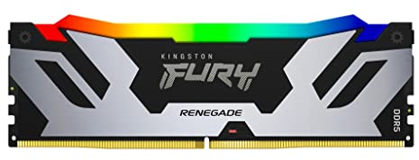 Kingston FURY Renegade DDR5 RGB Argento/Nero XMP 48GB 6000MT/s CL32 DIMM Memoria Gaming per Computer Modulo Singolo - KF560C32RSA-48