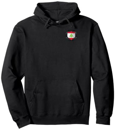 Maillot Liban foot Drapeau Liban Football Cadeau Libanais Sweat à Capuche
