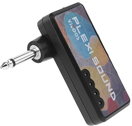 HUIOP Electric Guitar Plug Mini Headphone Amp Amplifier Plexi Sound Compact Portable,Electric Guitar Plug,amplifier