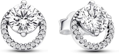 Pandora Ohrringe Ohrringe 291248C01 runden Halo
