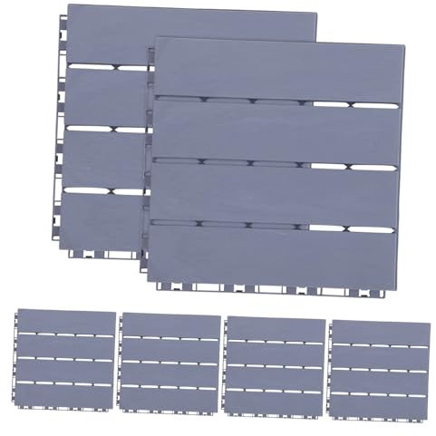 AUTSUPPL 6stücke Fliesen Für Außenbereich Rutschfester Terrassenboden Einfaches Stecksystem Für Balkon Garten Poolbereich Und Innenräume Langlebig Und Wetterfest Modernes Design