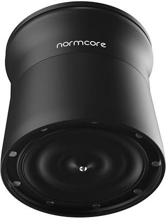 Normcore 58mm 2-in-1 Magnetischer Dosing Cup – Espresso Dosing Funnel mit Siebträger Dosierring, Kaffee Dosing Tool für 58mm Siebträger, Matt Schwarz, Eloxiertes Aluminium