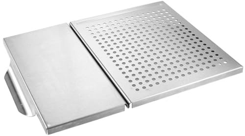 Happyyami Plancha Inoxidable Sarten Hueca Para Parrilla Placa De Parrilla Cuadrada Accesorio Para Barbacoa