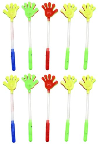 SUPVOX 2 Set Di Battimani in Plastica Giocattolo Per Bambini Oggetti Di Scena Per Feste Segnalini Per Il Naso Di Capodanno Gioco Sportivo 5 Pezzi*2