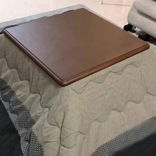 Heating Table Set - Japanese-Style Stove Futon with Hanging Heater, Complete Comforter for 80cm Table, Perfect for Computer Desk Use