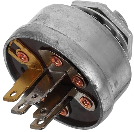 CLISPEED Interruttore di Accensione con Chiavi per Avviamento Tosaerba Trattorino Sostituzione Stabile e Facile da Usare per Motore Tagliaerba