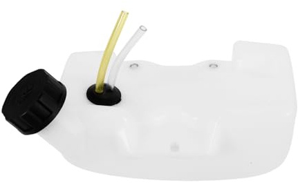 BAZEITFLOW Serbatoio Benzina per Rasaerba Bianco in Plastica Grande Capacità e Caratteristiche Stabili per Accessori Pratici da Giardinaggio