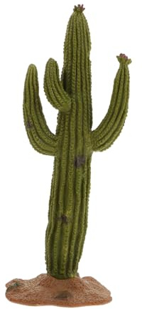 Toyvian Cactus Pulire Pvc Finto in Decorativo Verde Riproduzione e Facile Realistica Piccola Duratura per Decorazioni da Tavolo in Camera da Letto e Casa