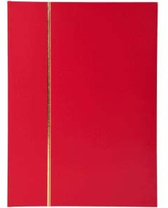 Exacompta Briefmarkenalbum 16,5x22,5cm 32 Seiten Bordeaux