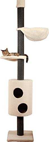 CLEVERCAT Kratzbaum Timo mit integrierter Kratztonne, kuscheligen Aussichtspunkten für Ihren Liebling. Natürlich Made in Germany