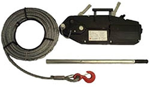 3200kg Wire Rope Winch Pulling Hoist Recovery Device with 20mtr Rope & Handle