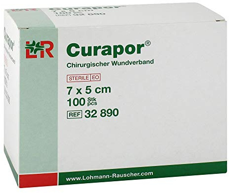 Curapor Wundverband steril chirurgisch 5x7 cm 100 stk