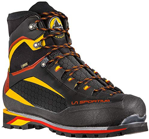 LA SPORTIVA M Trango Tower Extreme GTX Gelb-Schwarz - Gore-Tex Bergschuher technischer Herren Bergschuh, Größe EU 43.5
