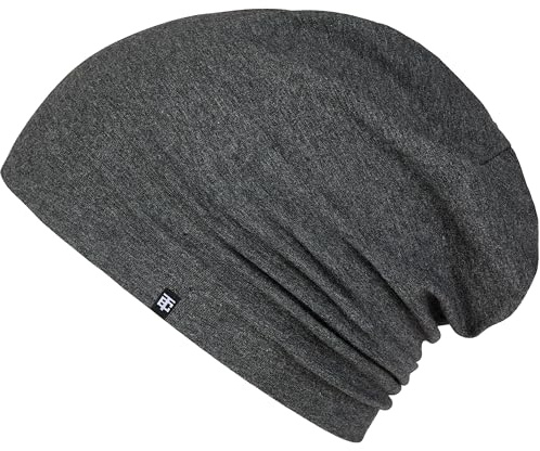 Enter the Complex® Leichte Beanie Mütze, Herren und Damen, Übergangsmütze, Herbst, Frühling, Sommer Beanie, Dünne Kopfbedeckung, Baumwolle (Jersey)