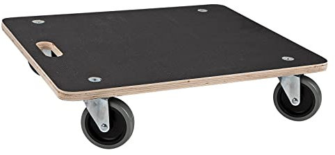 Möbelroller Transportroller Rollbrett Siebdruckplatte 590x480 mm 400 kg