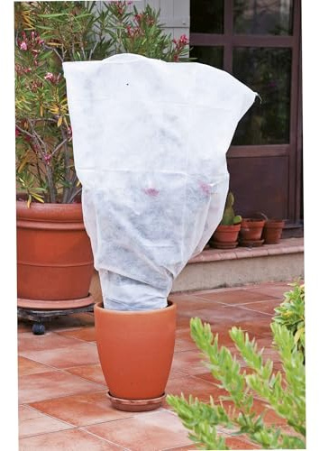 WERKA PRO Lot de 2 Housses pour Plantes 160x200cm | Polypropylène, durable, sécurisé, usage jardin, protection hivernale anti-UV, facile à installer, cordon de serrage