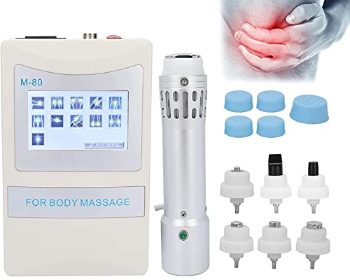 Máquina De Terapia De Ondas De Choque, ED Profesional Máquina De Ondas De Choque Electromagnéticas Extracorpóreas Músculo Electromagnético Alivio De Tejidos Profundos Masajeador Corporal(EU)
