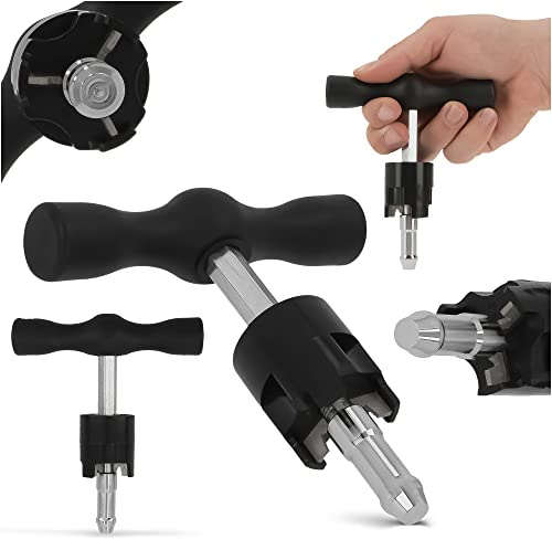 Calibrador de tubos manual, herramienta de calibración para tubos PEX, escariador, expansor de tubos, cuchillas de desbarbado de 16 mm, mango de plástico