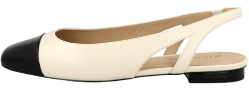 Peter Kaiser Peeptoes & Slingpumps 79440, slätt läder, vit, damer, Vit, 38 EU