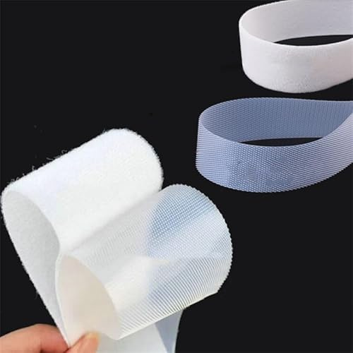 20/25/30/40/50mm Weiche Baby Haken Klettverschluss Band Sicheres Baby Transparent Schwarz Weiß Selbstklebende Aufkleber Band DIY Nähen 2M ( Color : 20mm transparent , Size : Loop and Hook 2meter )
