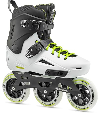 Rollerblade Lightning 110, Inline Skates für Männer, Urban Inliner, Weiss/Schwarz