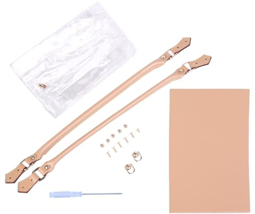 Csnbfiop Transparente PVC Tragetasche, Handtaschen Bastelset, Tote Tasche Handtasche Making Set Handgemachte Geschenktüten Handwerk Zubehör Werkzeug Set Nähen Handtasche Zubehör