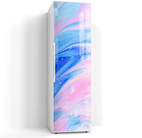 DEQORI Magnetfolie für Kühlschrank 60x200 cm | Motiv Kosmische Harmonie | dekorative Magnetmatte Gefrierschrank Schutz | Magnet Deko-Folie selbstklebend, magnetisch & beschreibbar