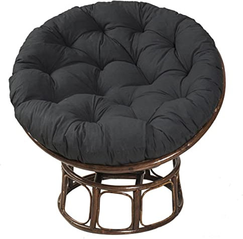 Kissen für Papasansessel im Freien, dick und wasserdicht, Kissen für Papasansessel zum Schwingen, weiches und bequemes Papasan-Sitzkissen, geeignet für Papasansessel im Freien, Größe: 60 x 60 cm