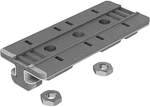 Fath Deslizador de perfil 40 x 80 mm con tuercas compatible con Item System Profile 40 con ranura 8, contenido: 1 pieza