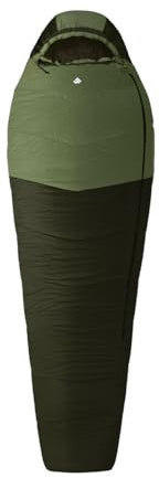 Alpinus - Schlafsack Erwachsene Ultralight Pro 1000 Links, Sleeping Bag 215 x 80 cm, Schlafsack Leicht mit Zweilagige Isolierung, Mumienschlafsack mit Komprimierbare Hülle, Schlafsäcke Camping
